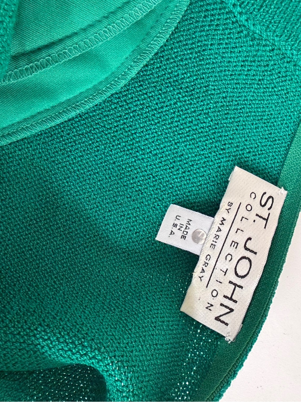 Vintage St. John Collection by Marie Gray green dress 💚 - Picture 4 of 6